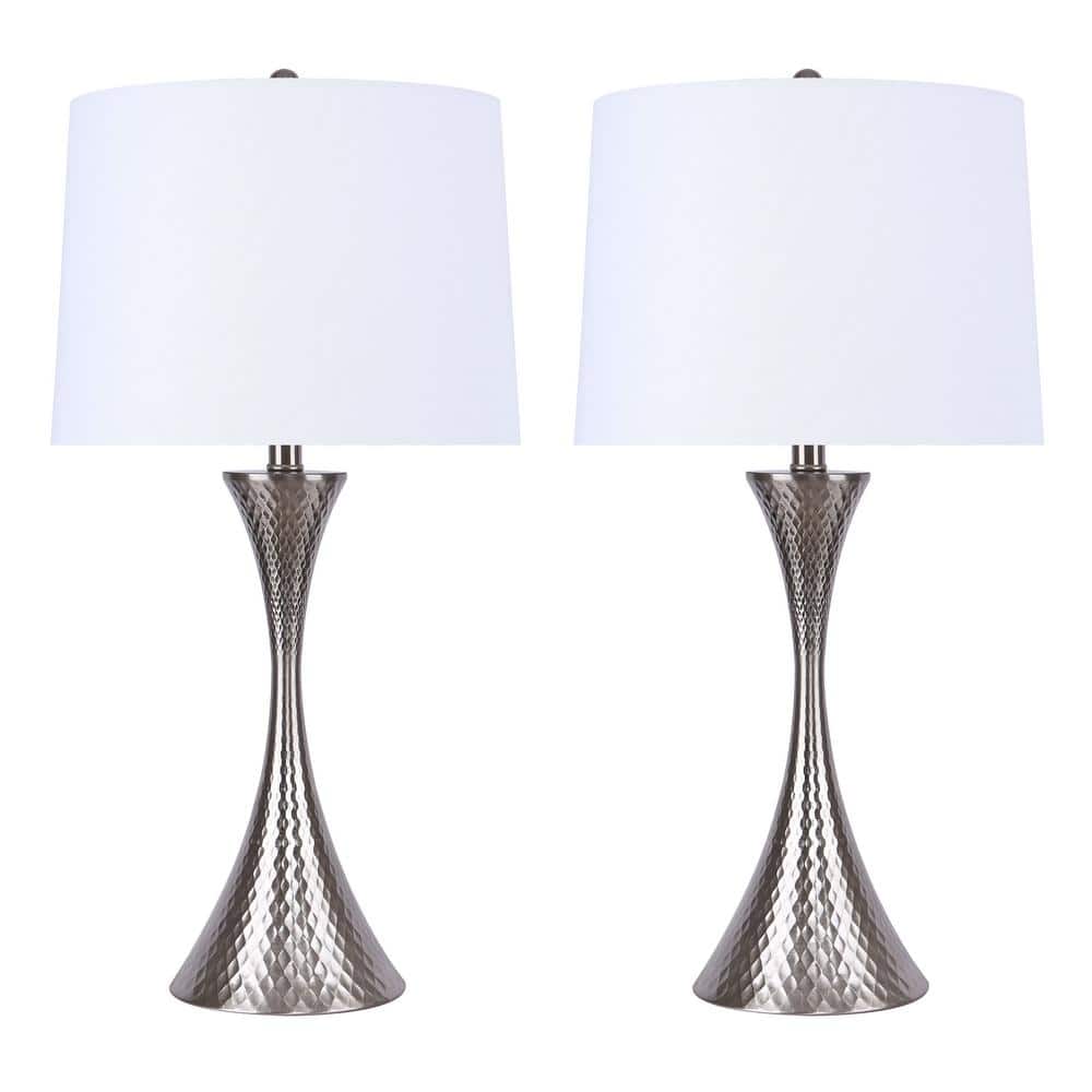 Brushed Nickel Table Lamps, Grandview Lighting Table Lamps