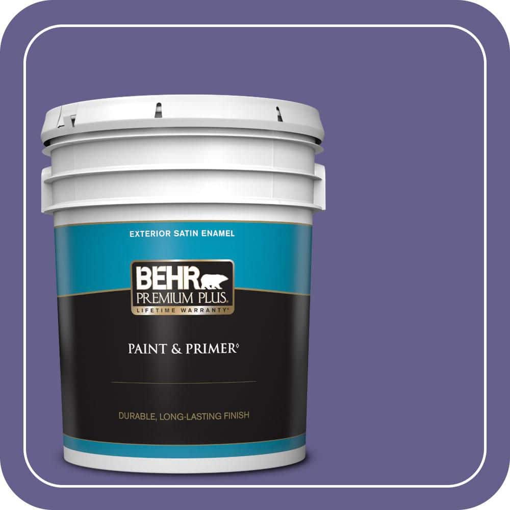 5 gal. #S-G-630 Majestic Purple Satin Enamel Exterior Paint & Primer price history on PriceWatchPro