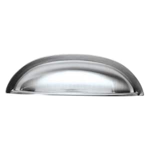 Williamsburg Collection Cup 3 in. (76 mm) Center-to-Center Stainless Steel Cabinet Door and Drawer Pull
