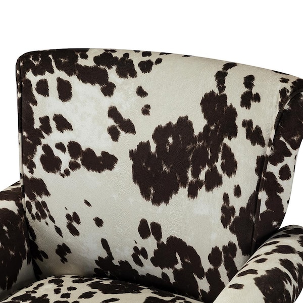 four hands lillian chair cowhide