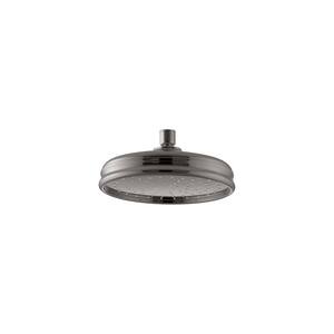3-Spray Patterns 8 in. Ceiling Mount Fixed Showerhead in Vibrant Titanium