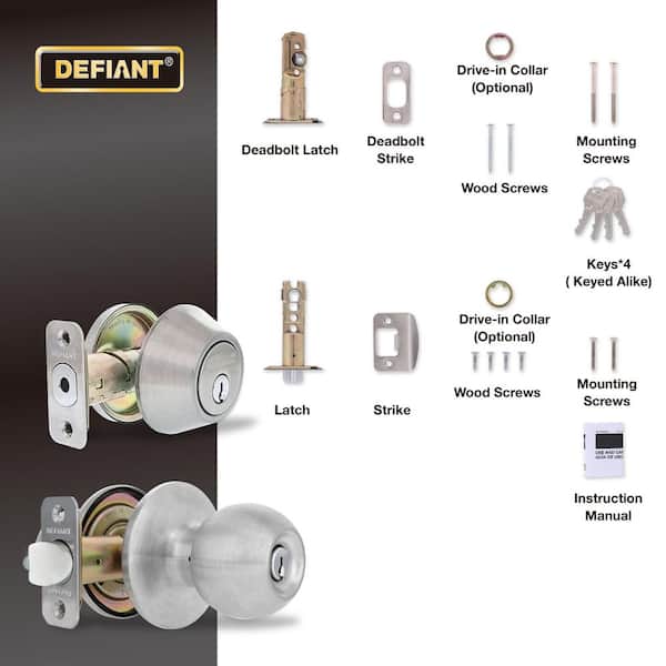 Defiant Saturn Stainless Steel Combo Pack with Single Cylinder