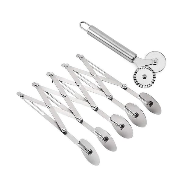 2-Pack Stainless Steel Dough Scrapers - Multi-Purpose Kitchen Tool For Baking, Cutting, Spreading - View #12