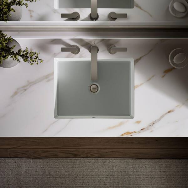 YK☆ KOHLER Verticyl 19.8 in. x 15.63 in. Undermount Bathroom Sink in