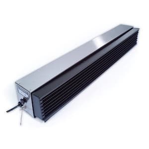 Upper Air UVC Germicidal Eradicator 12-Watt 1-Light Stainless Steel Integrated LED Flush Mount