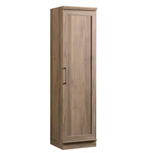Home Plus Salt Oak Engineered Wood 18.819 in. Pantry Cabinet with Reversible Door