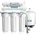 Essence Under Counter Reverse Osmosis UV Disinfecting 75 GPD 6-Stage Drinking Water Filtration System