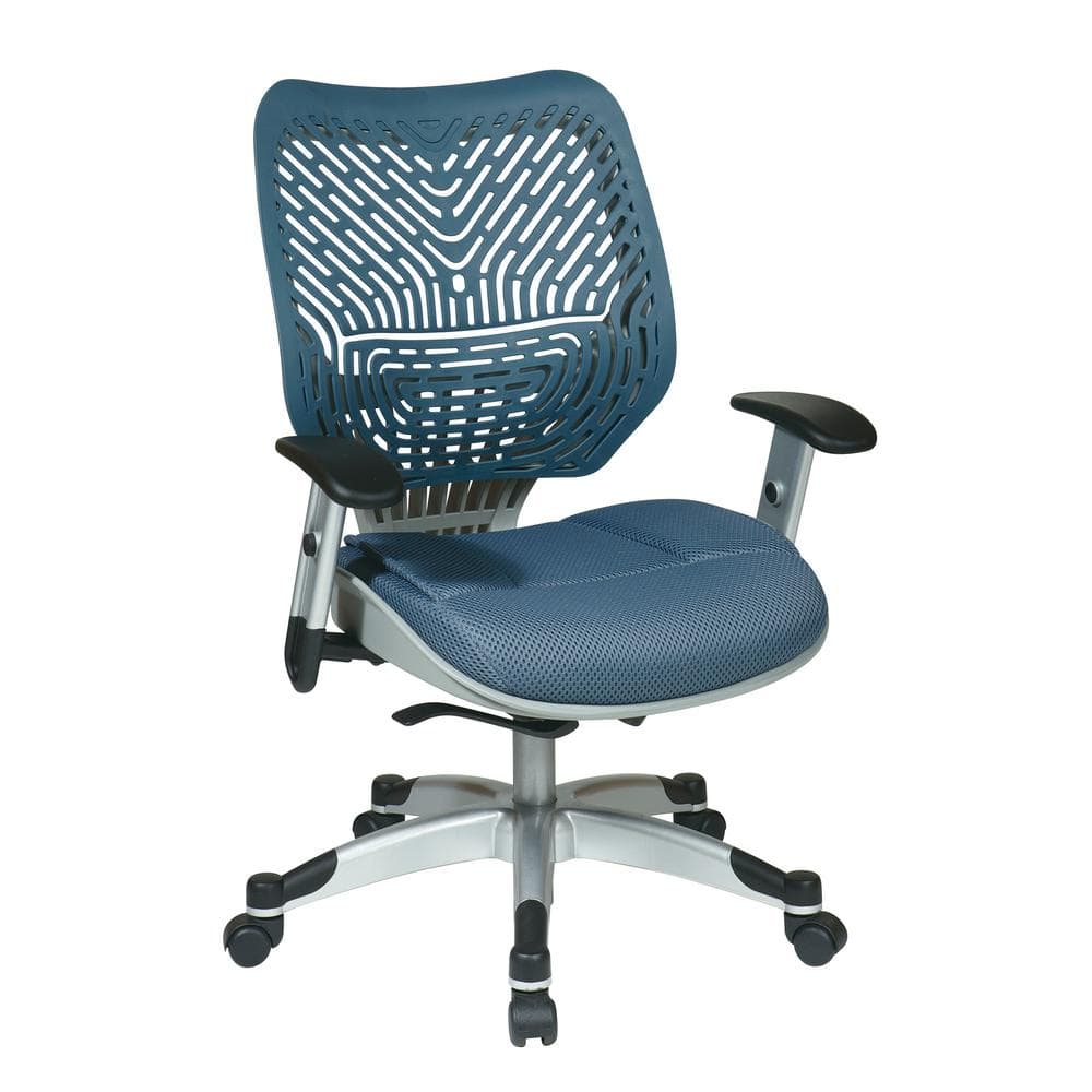 Office Star Products Unique Self Adjusting Blue Mist SpaceFlex Back   Blue Mist Office Star Products Executive Chairs 86 M77c625r 64 1000 