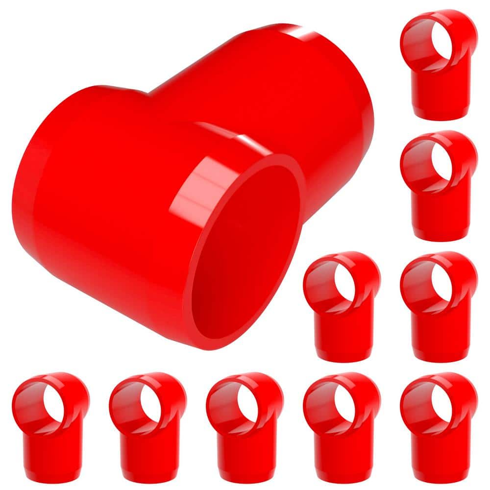 1/2 in. Furniture Grade PVC Slip Sling Tee in Red (10-Pack) price history on PriceWatchPro