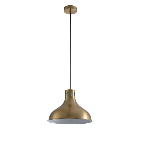 aiwen 1-Light Single Dome Pendant Light with Metal Shade Hanging Lamp Fixtures for Kitchen Island