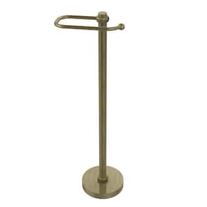 European Style Free Standing Toilet Paper Holder in Antique Brass