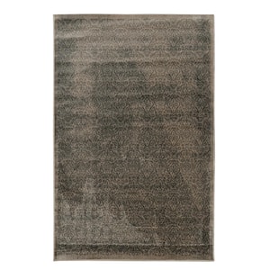 Crop Luster Grey and Charcoal 8 ft. x 10 ft. Area Rug