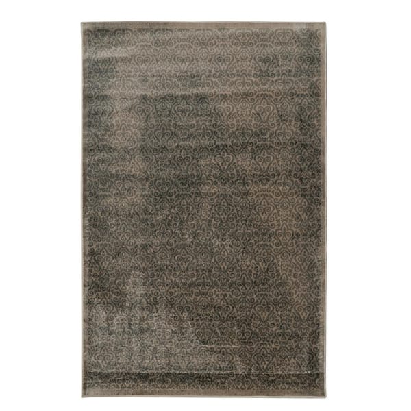 Linon Home Decor Crop Luster Grey and Charcoal 8 ft. x 10 ft. Area Rug