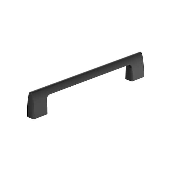 Riva 7-9/16 in. (192mm) Center-to-Center Matte Black Bar Cabinet Pull