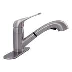 Glacier Bay Milano Single-Handle Pull-Out Sprayer Kitchen Faucet In