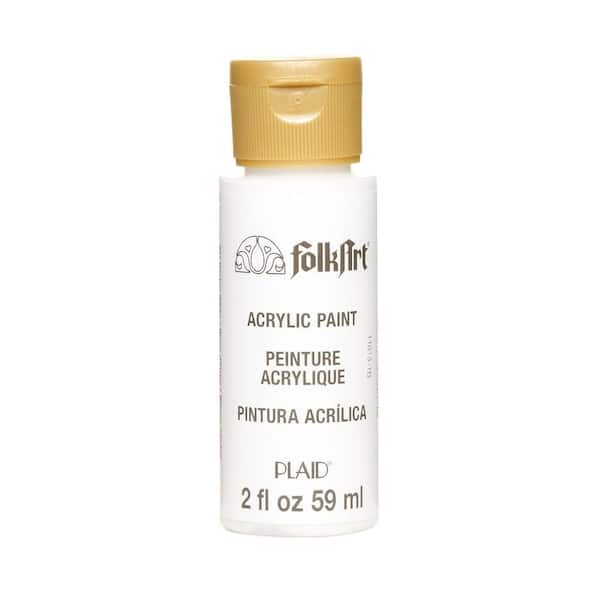 FolkArt 2 oz. Wicker White Acrylic Craft Paint