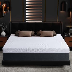 12 in. Twin Memory Gel Foam Mattress Medium Body Support Pressure Relief Good Night Sleep Removable Cover Boxed