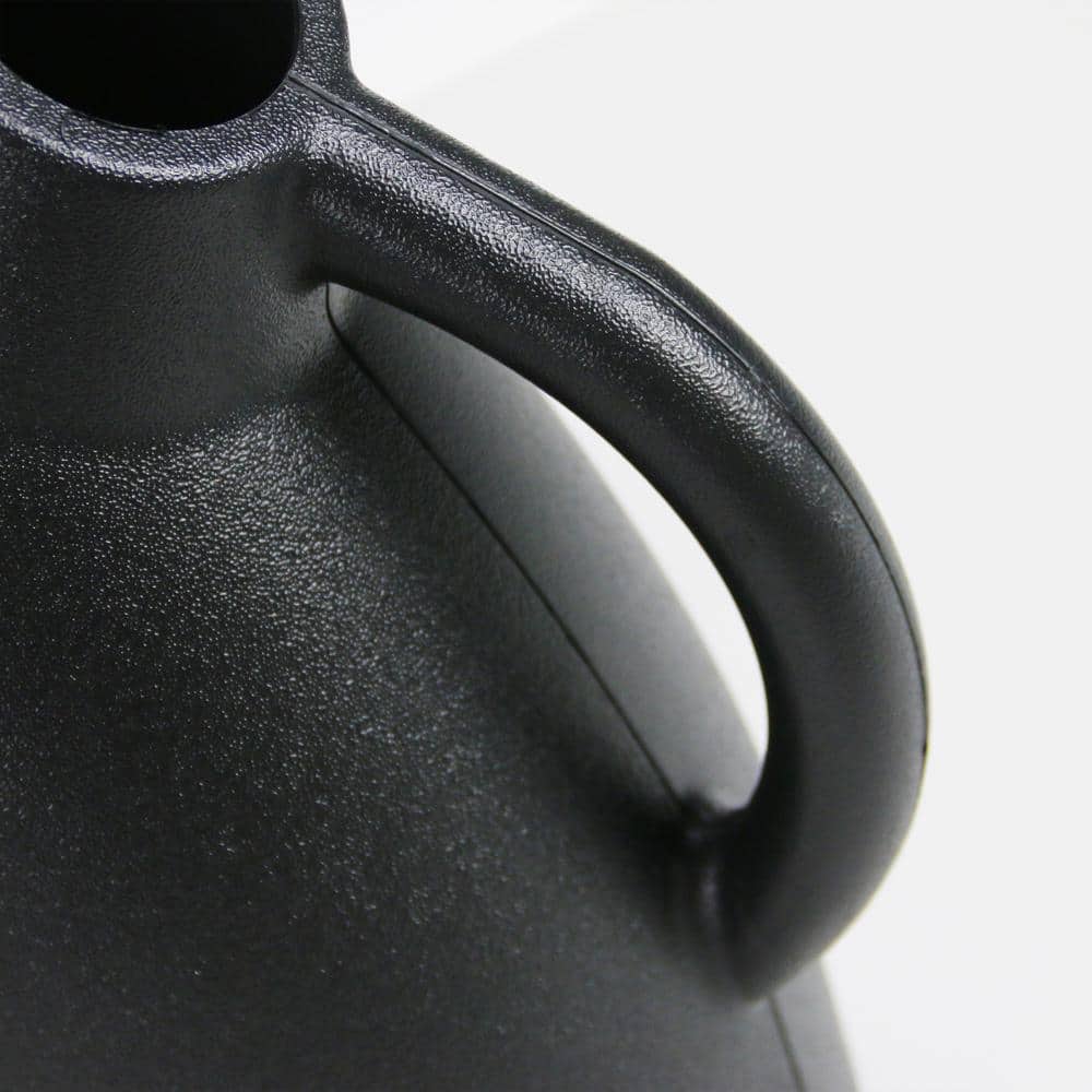 Chapin 2 Gallon Black Recycled Plastic Watering Can with White Nozzle
