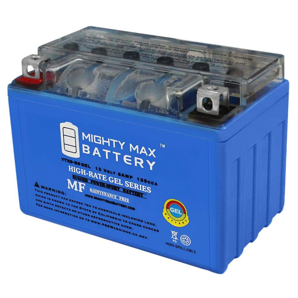 MIGHTY MAX BATTERY YTX9-BS GEL Battery Replaces PTX9BS Predator