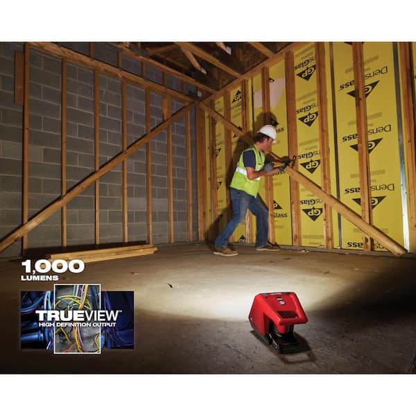 Milwaukee - M12 12-Volt 1000 Lumens Lithium-Ion Cordless Rover LED Compact Flood Light (Tool-Only)