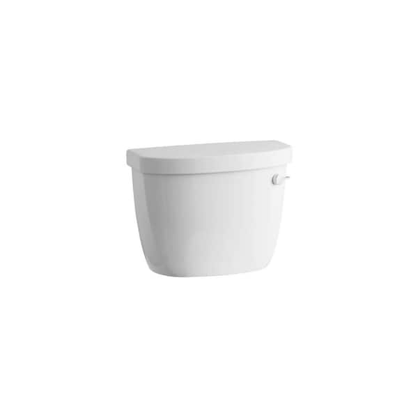 KOHLER Cimarron 1.28 GPF Single Flush Toilet Tank Only with Right-Hand Trip Lever in White