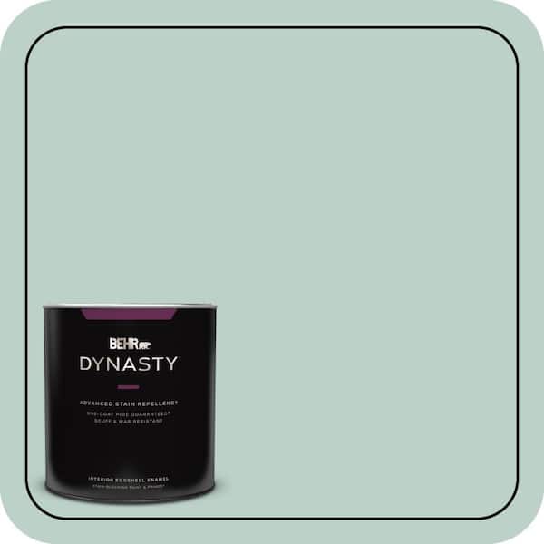 BEHR DYNASTY 1 qt. #S420-2 Moon Glass Eggshell Enamel Interior Stain-Blocking Paint & Primer