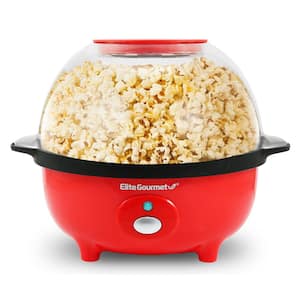 Elite Gour met 3 qt. Plastic Popcorn Popper with Non Stick plate