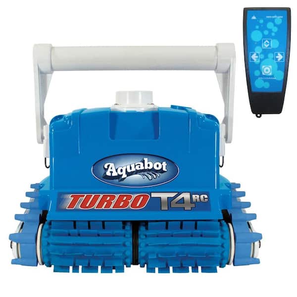 Aquabot Turbo T4-RC Robotic Inground Pool Cleaner with Caddy
