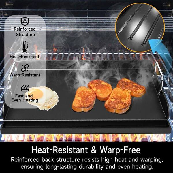 Ceramic Nonstick Griddle Top 23 in. x 16 in. Steel Flat Plate with