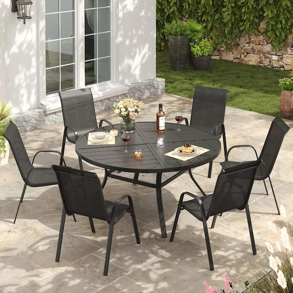 black patio umbrella walmart Amazon.com: COBANA 9' Solar with 32 LED Lights, Outdoor Table Market Umbrella with Tilt and Crank for Garden, Lawn, Deck, Backyard and Pool, Dark Blue : Patio, Lawn & Garden Ideal for both residential and commercial locations Patio Umbrella Table And Umbrella