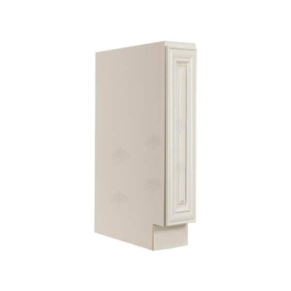 Princeton Assembled 6x34.5x24 in. Base Spice Drawer Cabinet in Off-White
