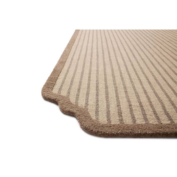 Chris Loves Julia Emmeline Bone / Ash 9 ft. 3 in. x 13 ft. Area Rug