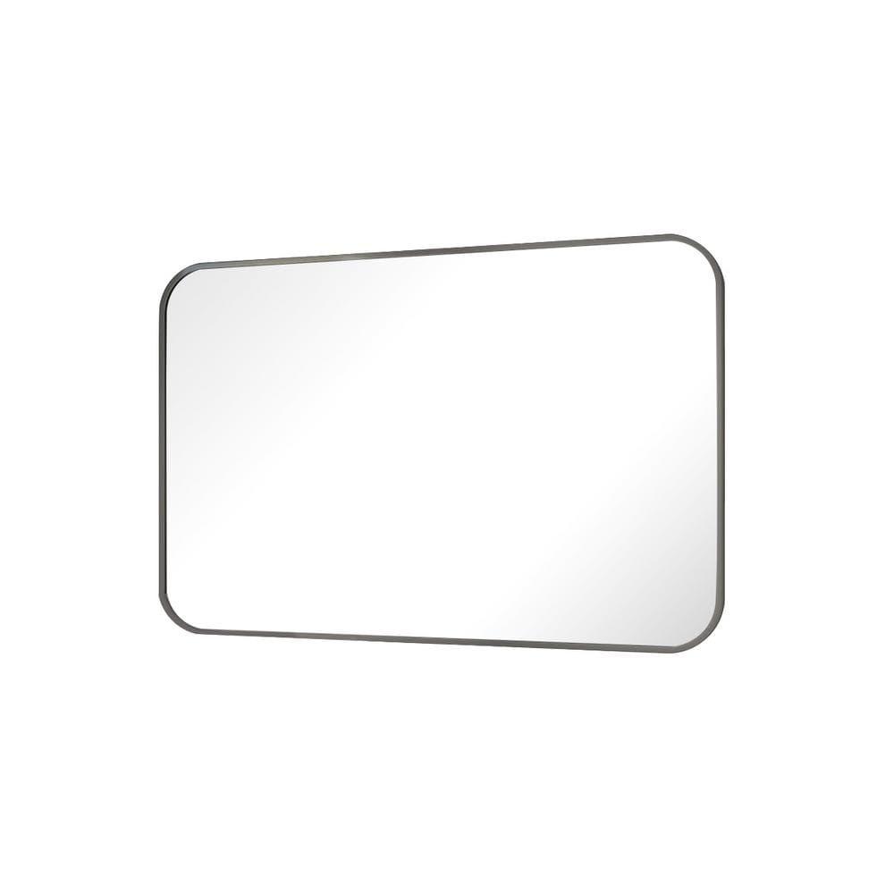 "Rectangular Wall Mounted Framing Mirror Bathroom Vanity Mirror 26""x38"" in Black" price history on PriceWatchPro