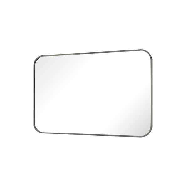 HOMLUX Rectangular Wall Mounted Framing Mirror Bathroom Vanity Mirror 26"x38" in Black