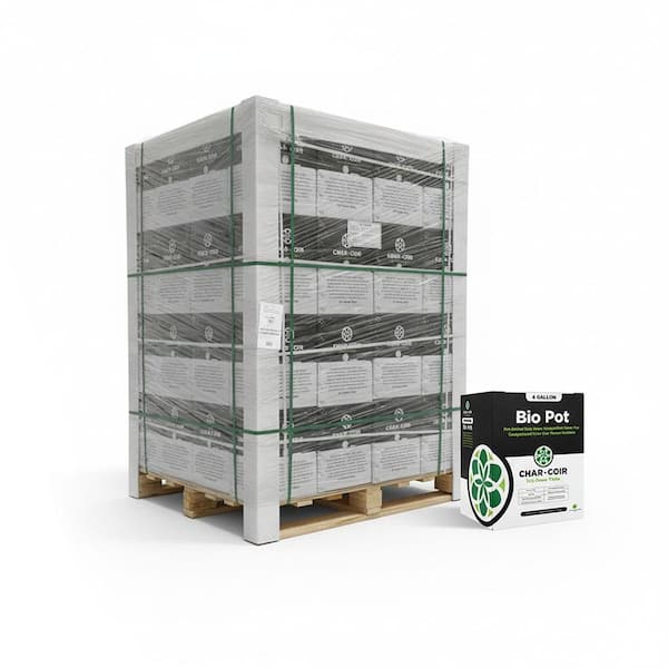 4 gal. BioPot 100% RHP Certified Organic Compressed Coco Coir Soil Amendment in Fabric Pot (10-Pack / 24-Case)