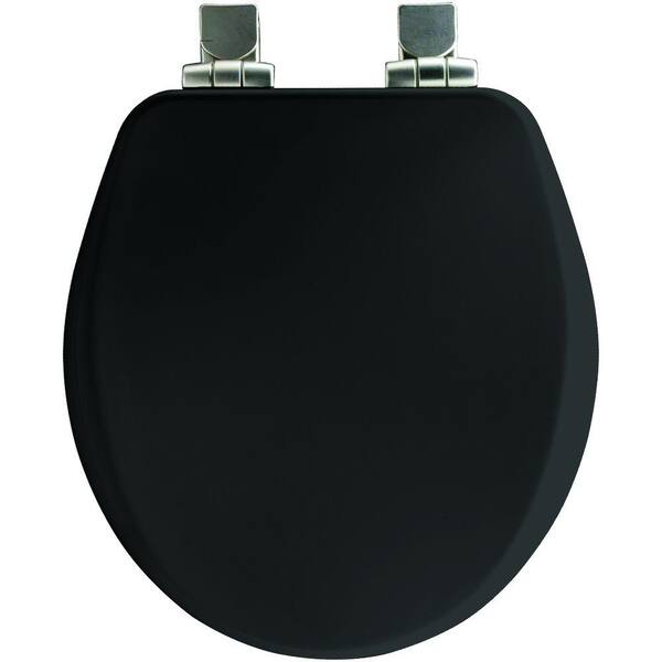 Church Round Closed Front Toilet Seat in Black