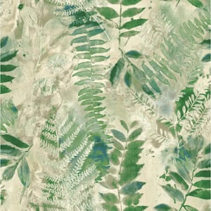 Fern Memory Botanical Clover Vinyl Peel and Stick Wallpaper Roll (Covers 30.75 sq. ft.)
