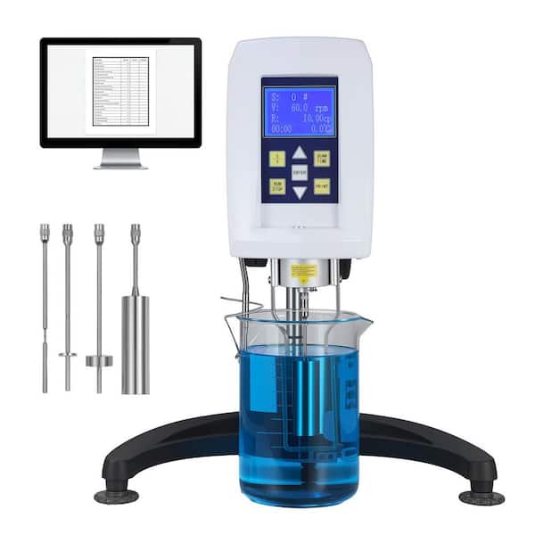 Digital Rotary Viscometer, 10-2,000,000 mPa. s(cP), ±2% Accuracy, 100-240V Digital Rotational Viscosity Meter