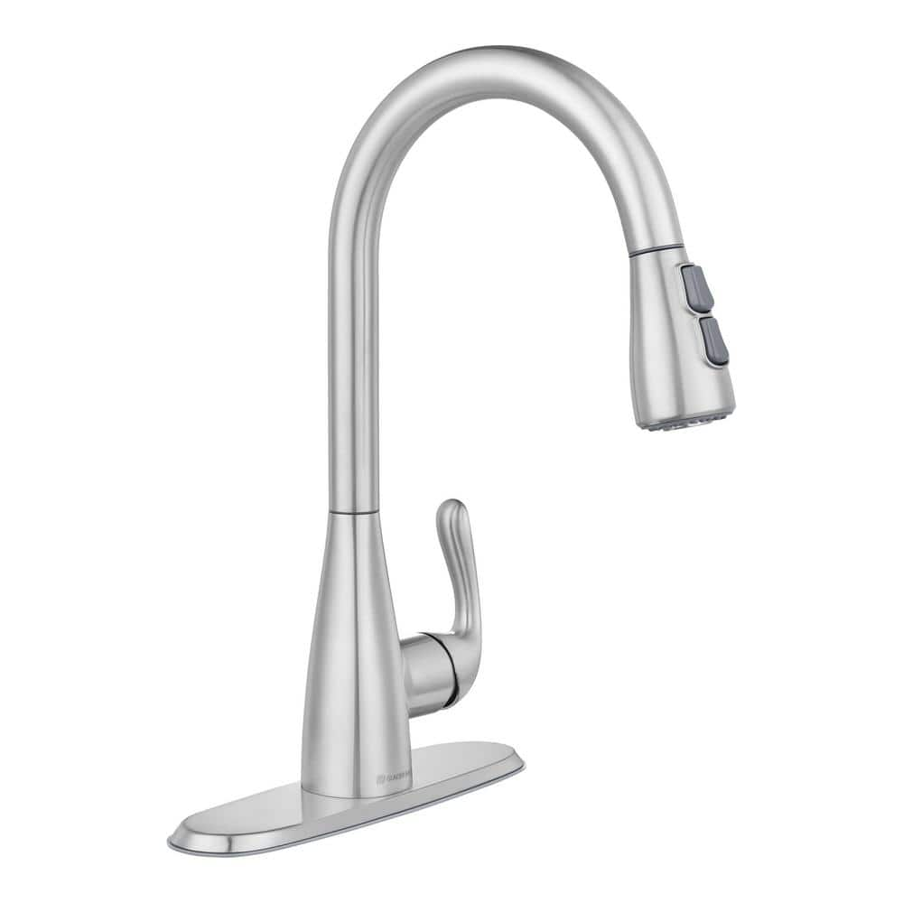 Glacier Bay Carla Single-Handle Pull-Down Sprayer Kitchen Faucet in Stainless Steel