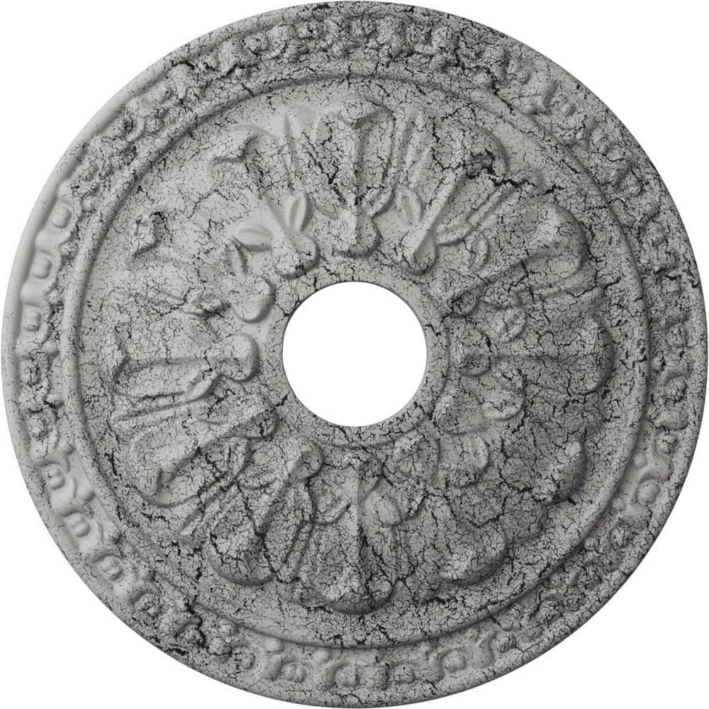 1-3/8 in. x 18 in. x 18 in. Polyurethane Warsaw Ceiling Medallion, Ultra Pure White Crackle price history on PriceWatchPro