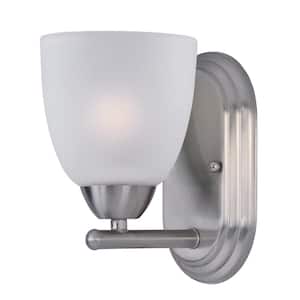 Axis 1-Light Satin Nickel Wall Sconce