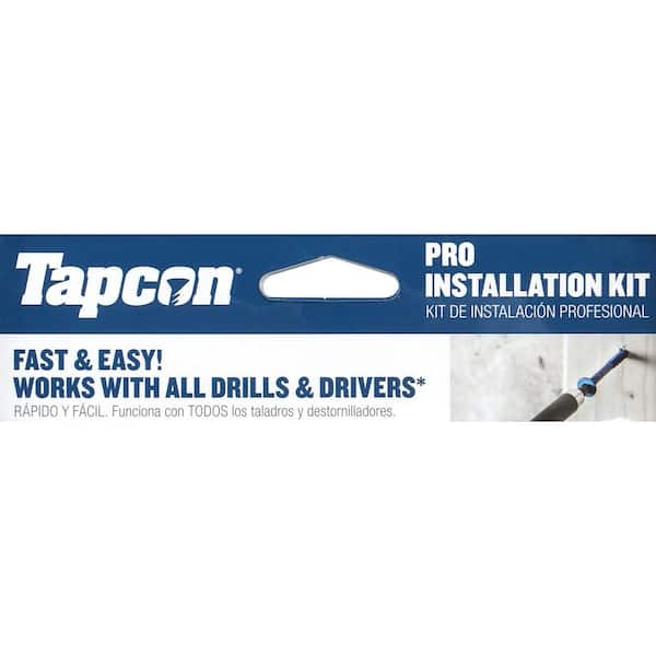 Tapcon Pro Installation Tool Kit with Star Bit for Concrete