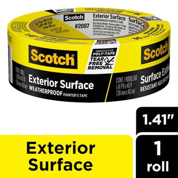 Scotch 1.41 in. x 45 yds. Exterior Surfaces Painter's Tape (Case of 8)