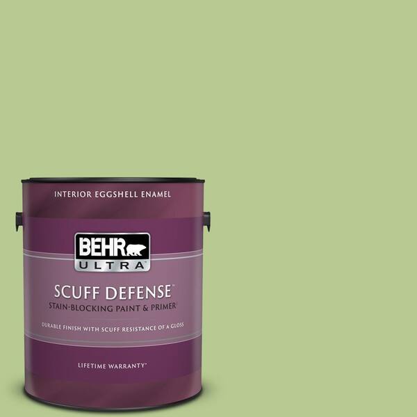 BEHR ULTRA 1 gal. #420D-4 Marsh Fern Extra Durable Eggshell Enamel Interior Paint & Primer