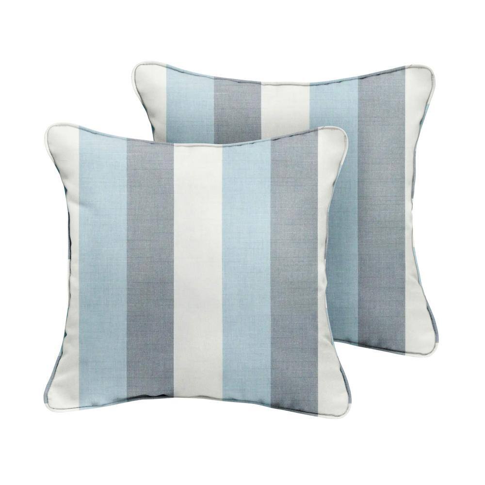 Sunbrella Direction Dew Square Indoor/Outdoor Corded Throw Pillow (2-Pack) price history on PriceWatchPro