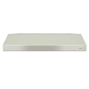 Glacier BCSD 36 in. 300 Max Blower CFM Convertible Under-Cabinet Range Hood with Light and Easy Install System in Bisque