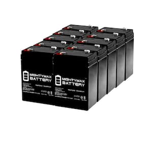 ML4-6 - 6V 4.5AH General 00648 Sealed Non-Spillable Emergency Light Battery WKA6-5F - 10 Pack