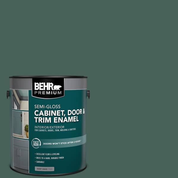 BEHR PREMIUM 1 gal. #T18-20 Equilibrium Semi-Gloss Enamel Interior/Exterior Cabinet, Door & Trim Paint