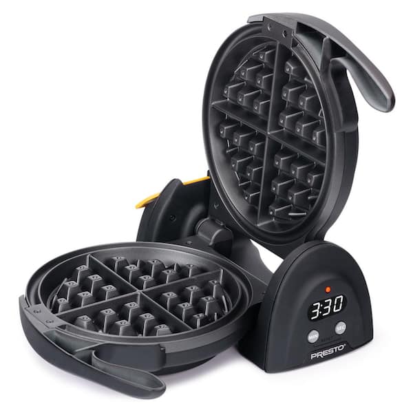 FlipSide Belgian Waffle Maker Black