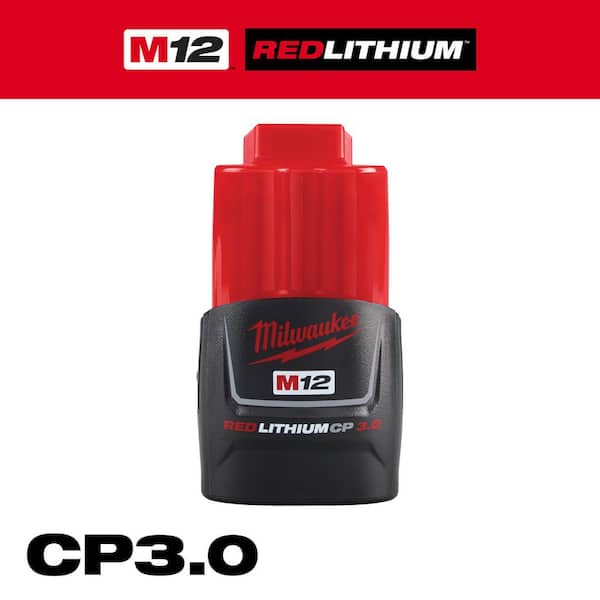 Milwaukee - M12 12-Volt Lithium-Ion Compact Battery Pack 3.0Ah (2-Pack)